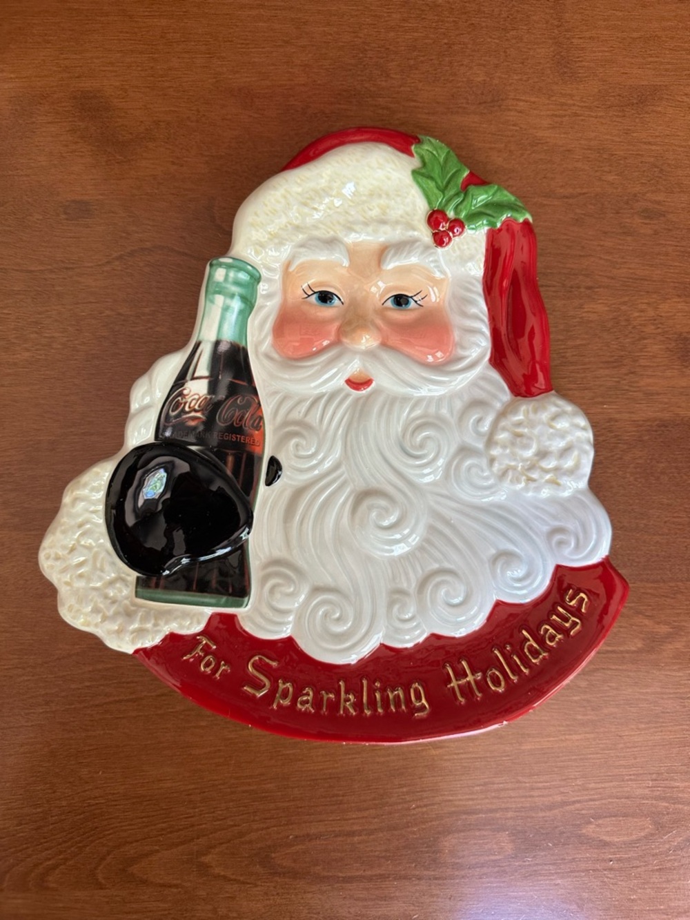 Radko Coca-Cola Santa Plate